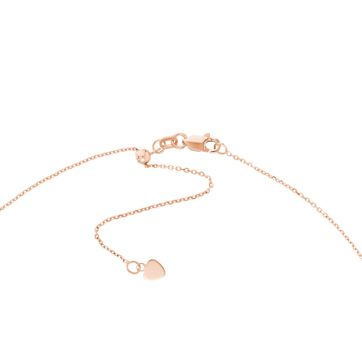 14K Rose Gold Bezel Set Diamond Choker