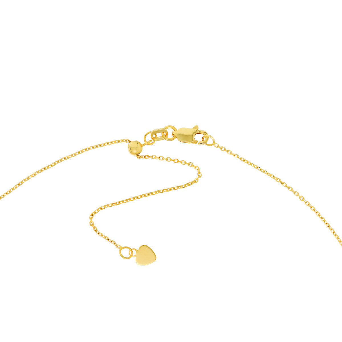 14K Yellow Gold Bezel Set Diamond Choker