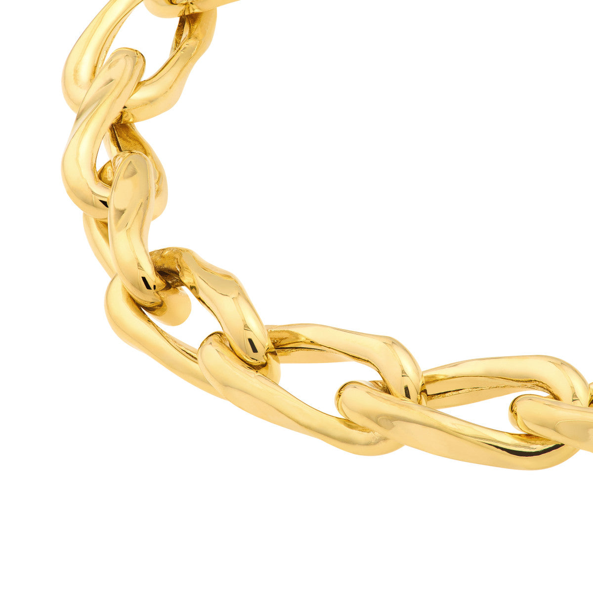 14K Yellow Gold Twisted Cable Link Bracelet