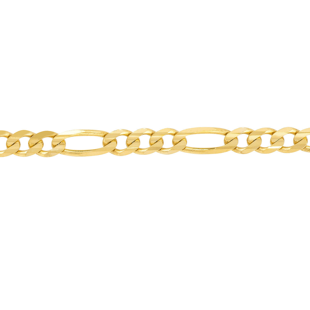 14K Yellow Gold Figaro Chain Link Bracelet