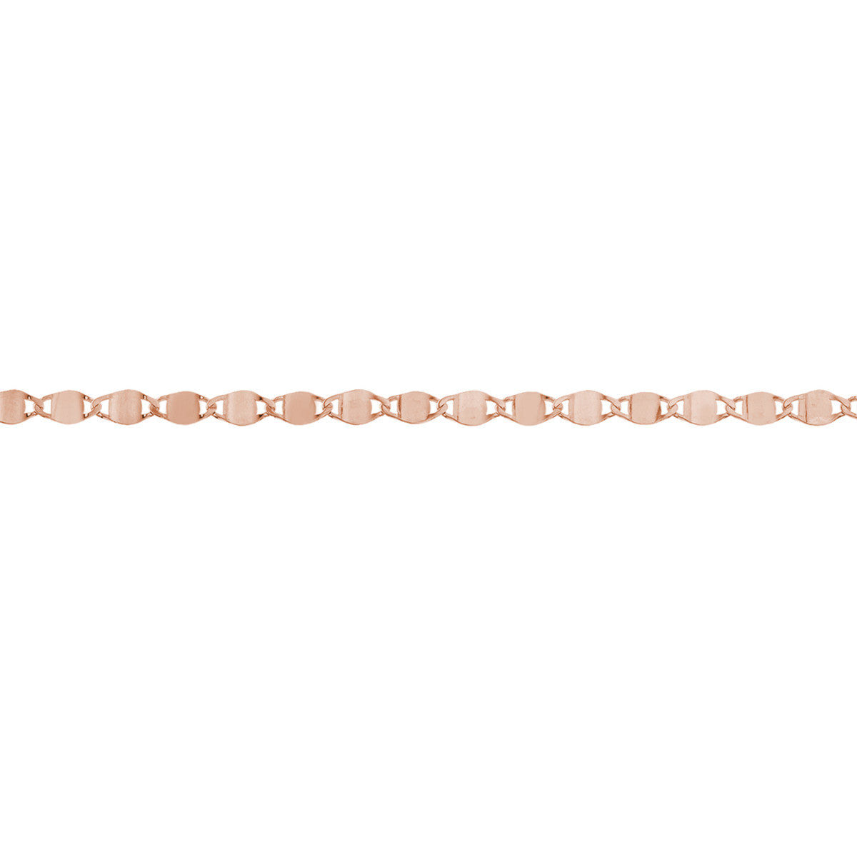 14K Rose Gold Valentino Chain Bracelet