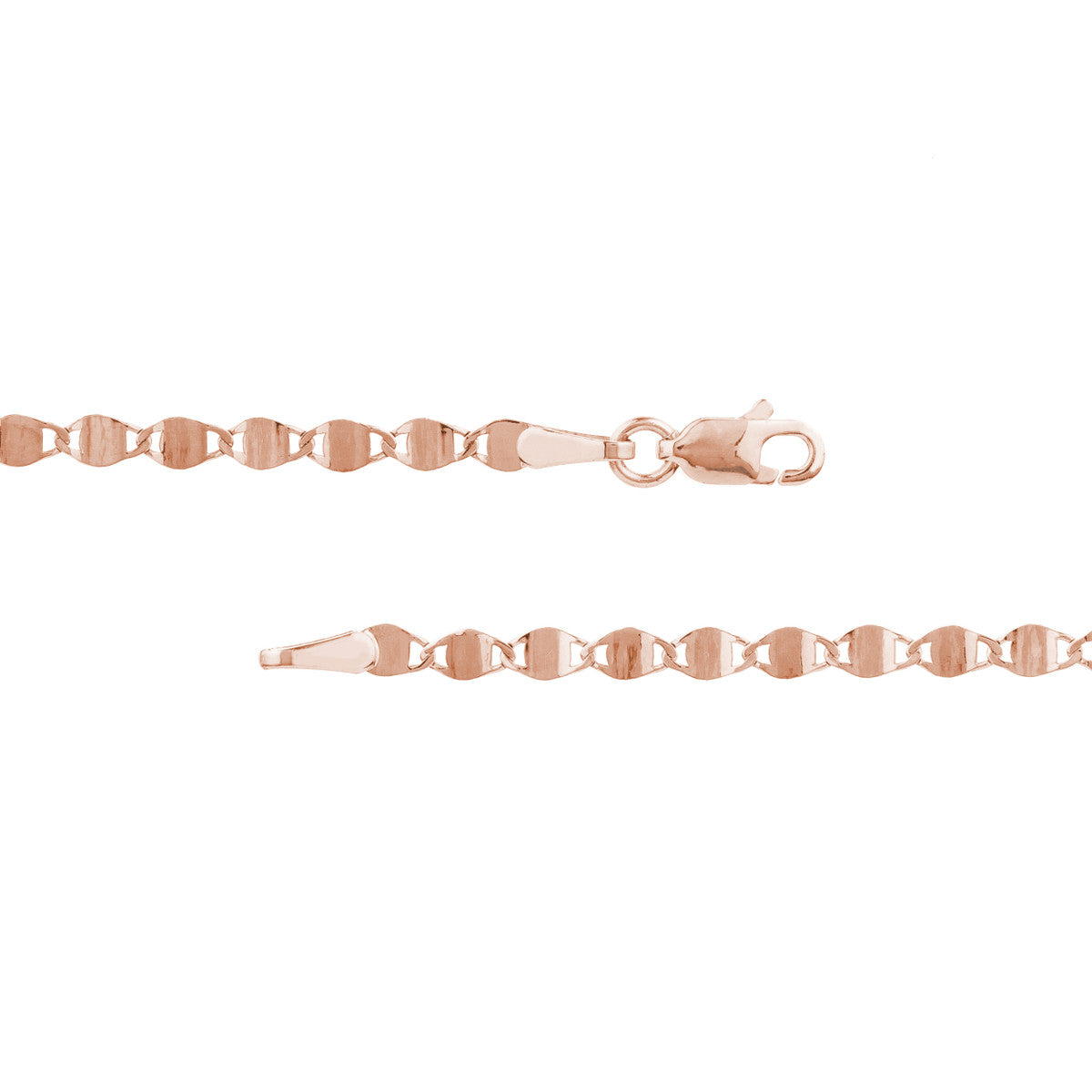 14K Rose Gold Valentino Chain Bracelet