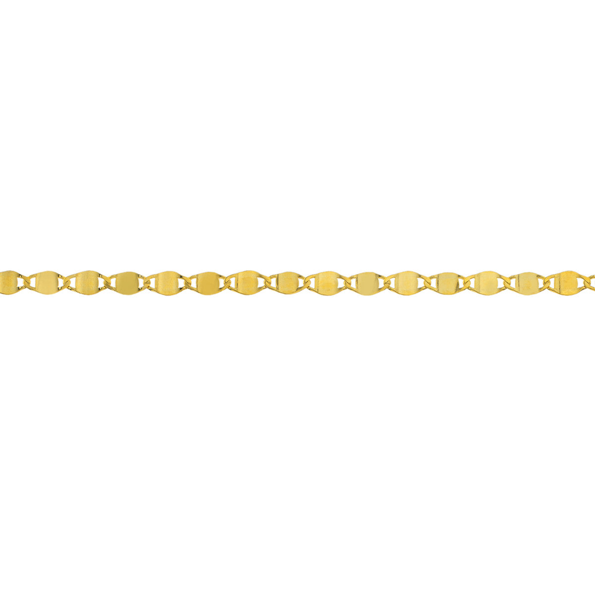 14K Yellow Gold Valentino Chain Bracelet