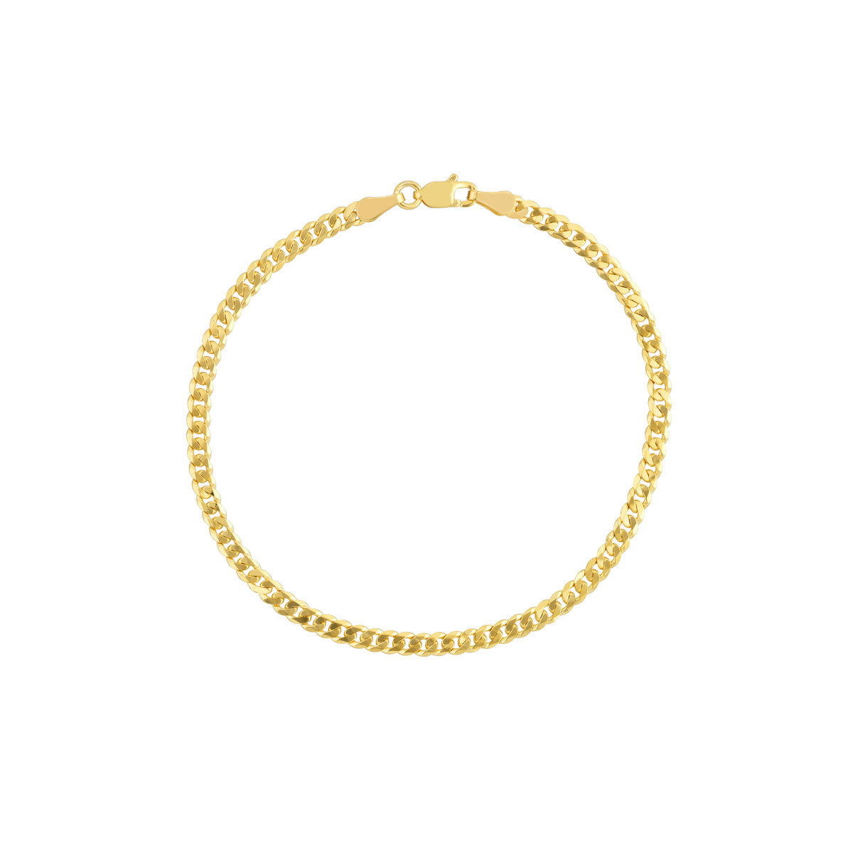 14K Yellow Gold Cuban Link Bracelet