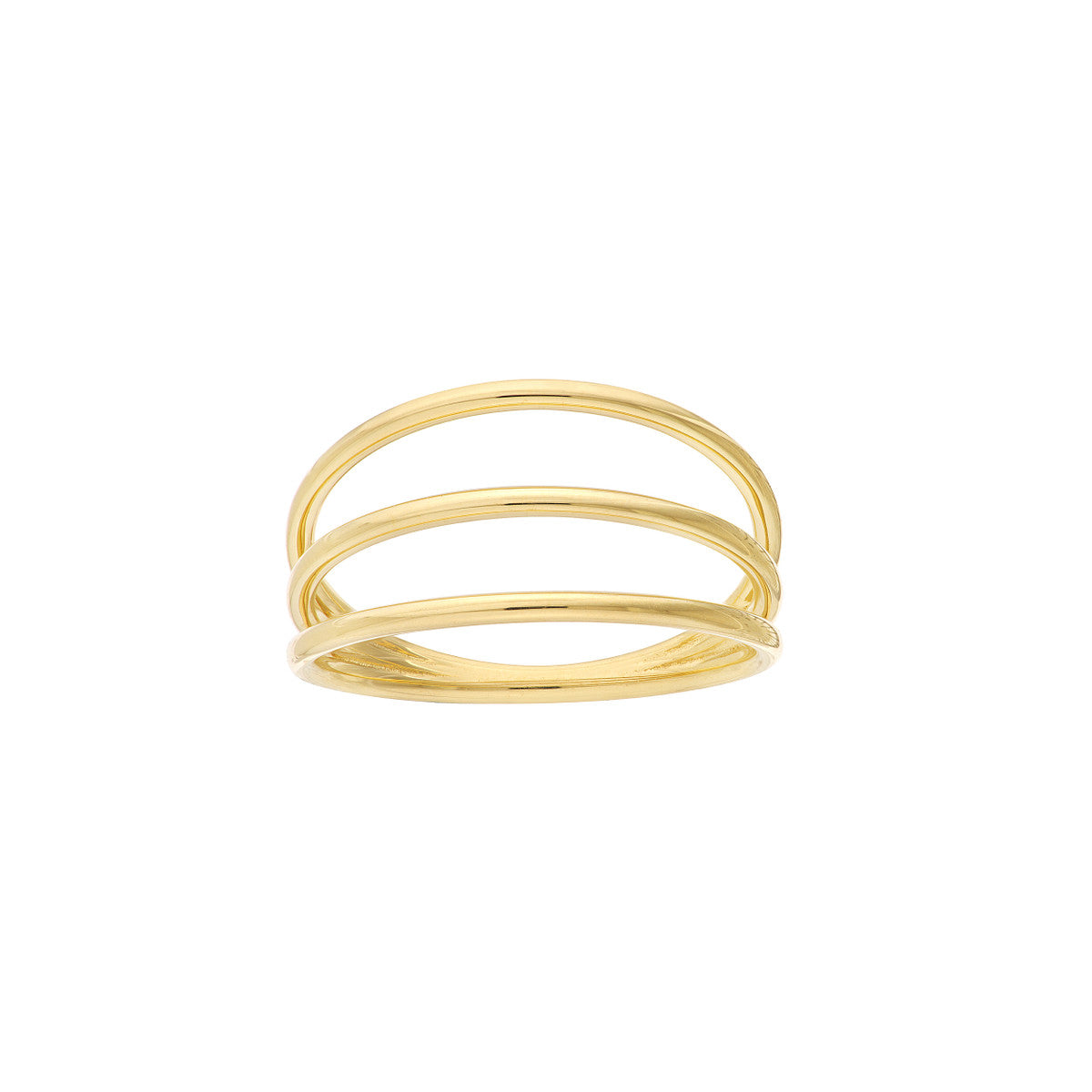 14K Yellow Gold Triple Wire Ring