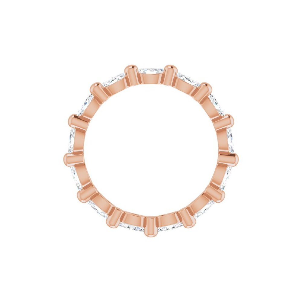 Rose Gold Marquise Eternity Band