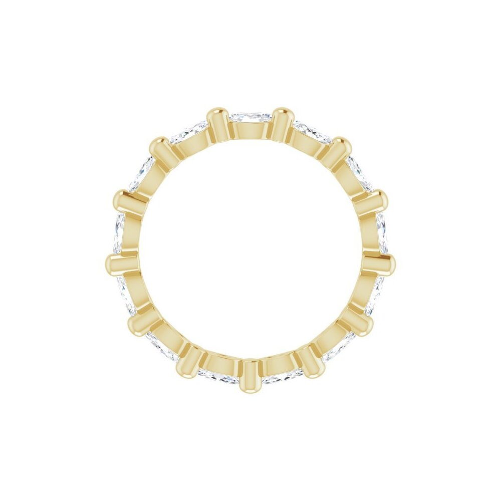 Yellow Gold Marquise Eternity Band